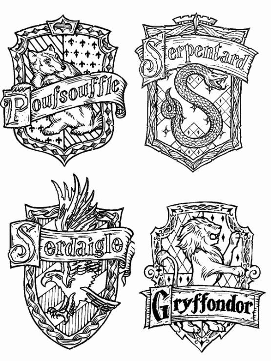 100 top idées de dessins de coloriages Harry Potter 7