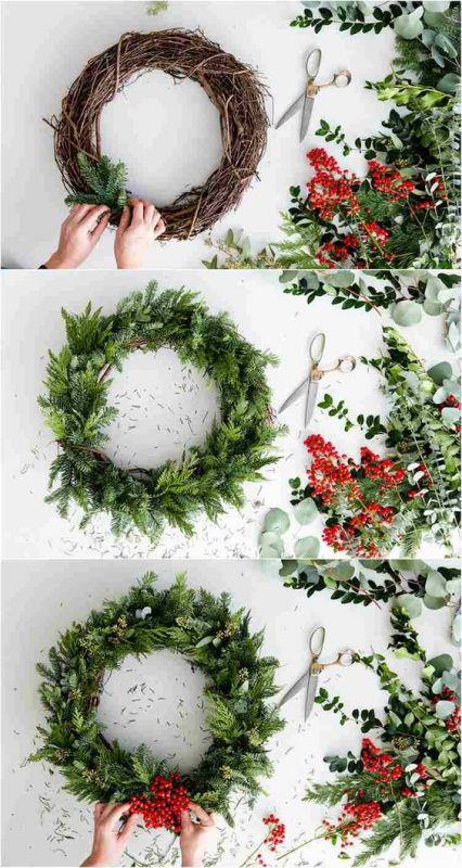 100 Couronnes de Noël originales à fabriquer soi-même 1 100 Couronnes de Noël originales à fabriquer soi-même 1