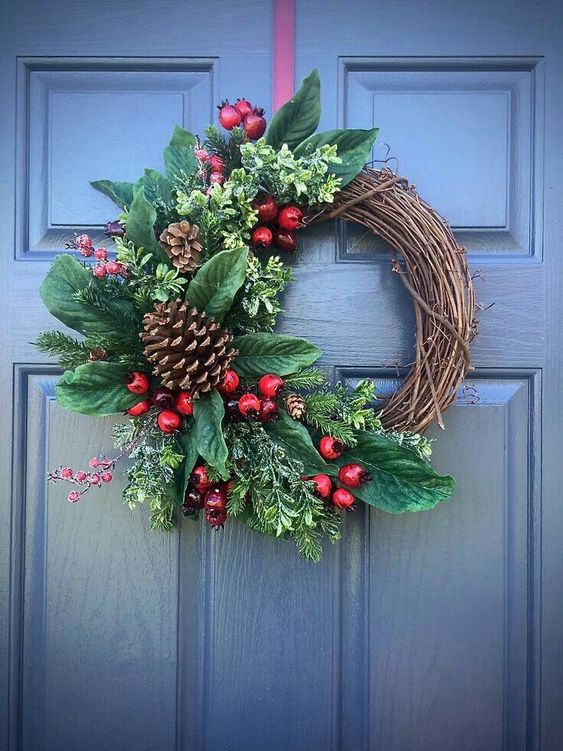 100 Couronnes de Noël originales à fabriquer soi-même 54 100 Couronnes de Noël originales à fabriquer soi-même 54