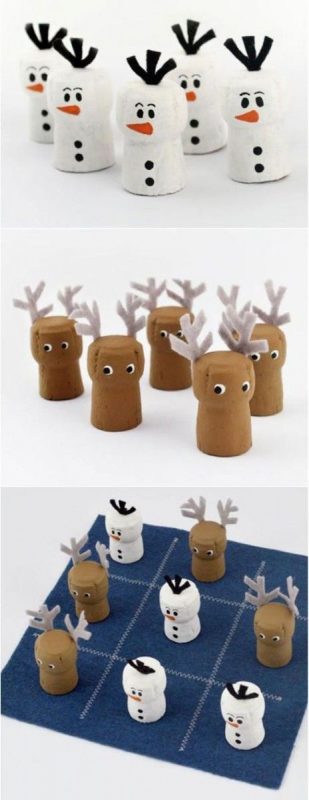 35 Décorations de Noël à faire soi-même avec des bouchons de vin 11 35 Décorations de Noël à faire soi-même avec des bouchons de vin 11