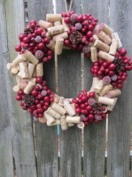 35 Décorations de Noël à faire soi-même avec des bouchons de vin 14 35 Décorations de Noël à faire soi-même avec des bouchons de vin 14