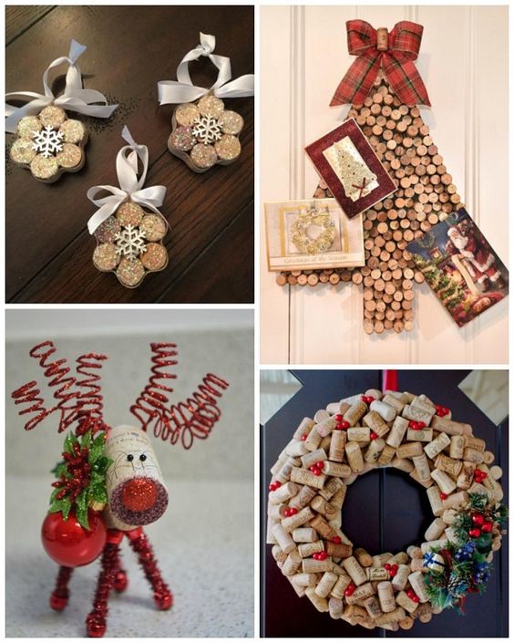 35 Décorations de Noël à faire soi-même avec des bouchons de vin 17 35 Décorations de Noël à faire soi-même avec des bouchons de vin 17