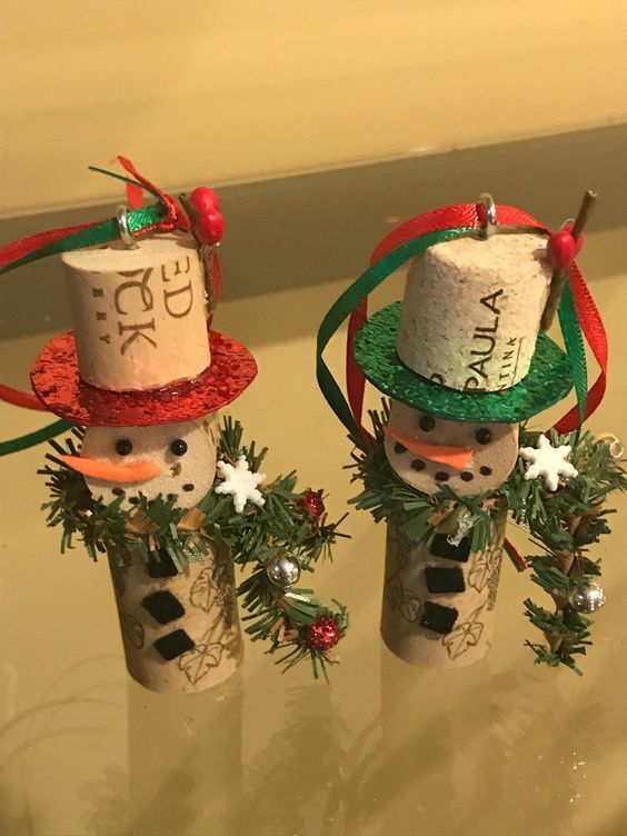 35 Décorations de Noël à faire soi-même avec des bouchons de vin 31 35 Décorations de Noël à faire soi-même avec des bouchons de vin 31