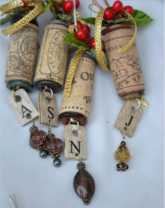 35 Décorations de Noël à faire soi-même avec des bouchons de vin 7 35 Décorations de Noël à faire soi-même avec des bouchons de vin 7
