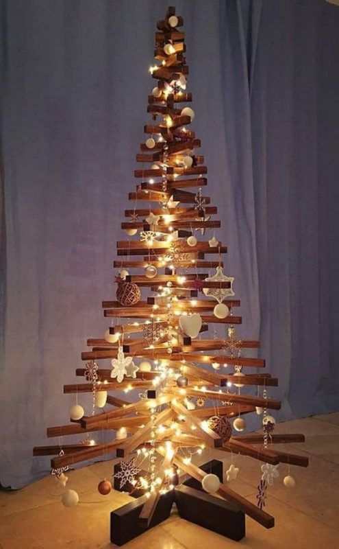 28 Alternatives originales aux sapins de Noël classiques 21 28 Alternatives originales aux sapins de Noël classiques 21