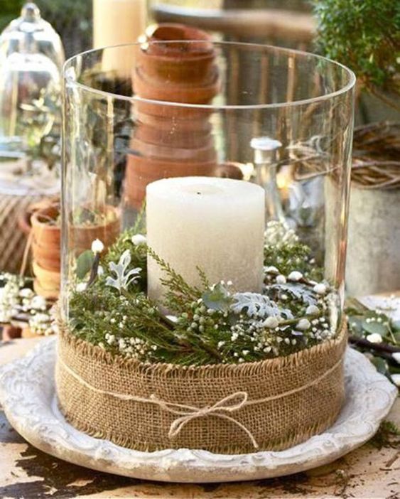 29 top idées de centres de tables de Noël avec des bougies 22 29 top idées de centres de tables de Noël avec des bougies 22