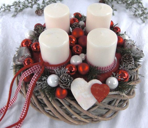 29 top idées de centres de tables de Noël avec des bougies 25 29 top idées de centres de tables de Noël avec des bougies 25