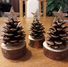 33 Décorations de Noël à faire soi-même avec des buches de bois 11