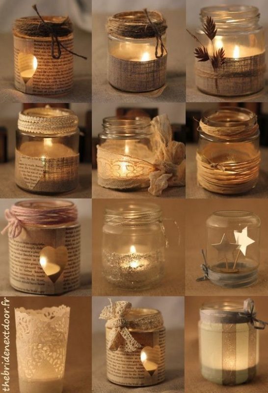 37 Décorations de noël à faire soi-même avec des pots de verre 28