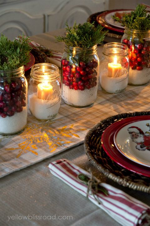 37 Décorations de noël à faire soi-même avec des pots de verre 36