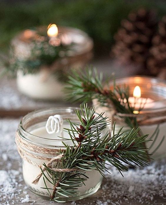 37 Décorations de noël à faire soi-même avec des pots de verre 7