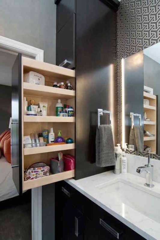 Les 38 plus belles idées de rangements de salles de bain 16 Les 38 plus belles idées de rangements de salles de bain 16