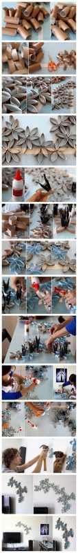 45 Décorations de Noël avec des rouleaux de papier toilette 3 45 Décorations de Noël avec des rouleaux de papier toilette 3