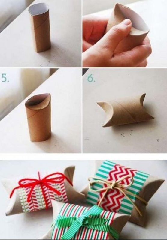 45 Décorations de Noël avec des rouleaux de papier toilette 27 45 Décorations de Noël avec des rouleaux de papier toilette 27