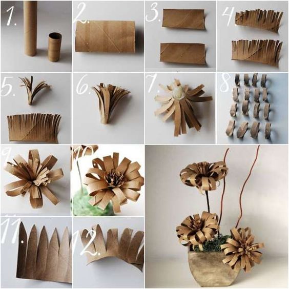 45 Décorations de Noël avec des rouleaux de papier toilette 51 45 Décorations de Noël avec des rouleaux de papier toilette 51
