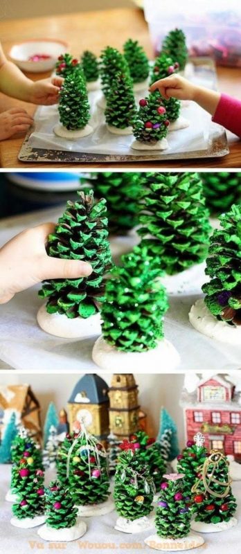 72 Décorations de Noël à Faire Soi-Même Avec Des Pommes de Pins 70 72 Décorations de Noël à Faire Soi-Même Avec Des Pommes de Pins 70