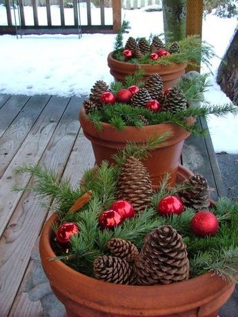 74 Décos de Noël faciles à faire pour l'extérieur 13 74 Décos de Noël faciles à faire pour l'extérieur 13