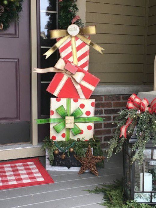74 Décos de Noël faciles à faire pour l'extérieur 43 74 Décos de Noël faciles à faire pour l'extérieur 43