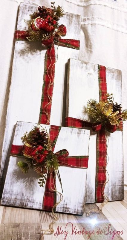 74 Décos de Noël faciles à faire pour l'extérieur 56 74 Décos de Noël faciles à faire pour l'extérieur 56