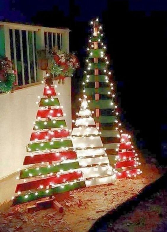 74 Décos de Noël faciles à faire pour l'extérieur 8 74 Décos de Noël faciles à faire pour l'extérieur 8