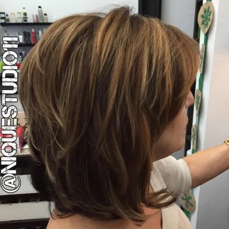 Les 50 plus belles coupes mi long femme 11 Les 50 plus belles coupes mi long femme 11