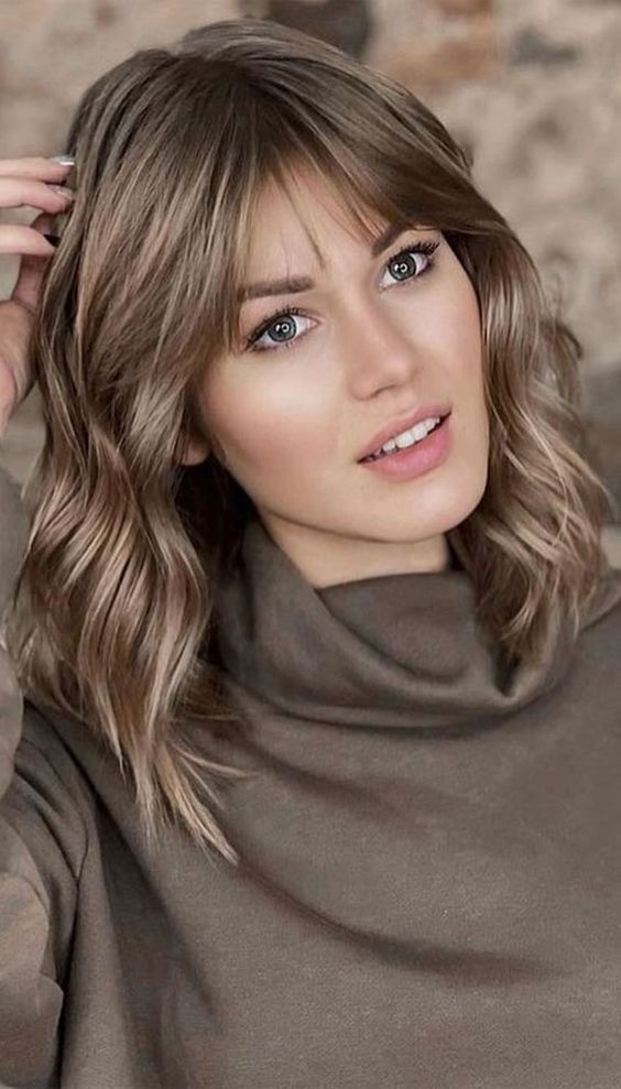 Les 50 plus belles coupes mi long femme 16 Les 50 plus belles coupes mi long femme 16
