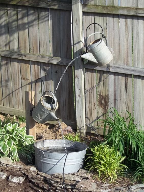 17 cascades de jardin à faire avec de la récup 4 17 cascades de jardin à faire avec de la récup 4