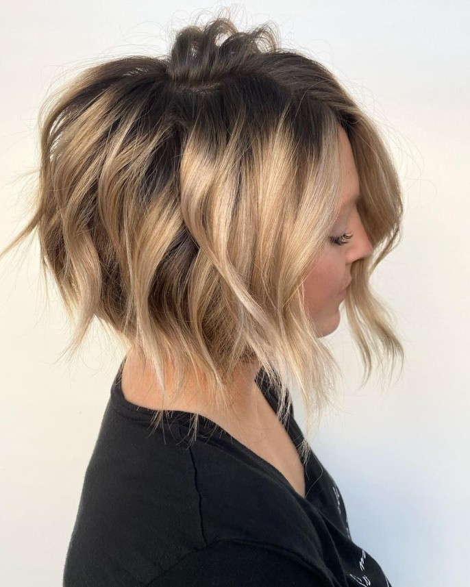 29 top idées de coupes de cheveux mi long dégradé 18