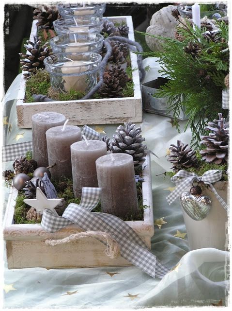 19 Décorations de Noël faciles à faire avec des pommes de pin 10