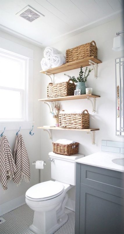 22 top idées de rangements pour la salle de bain 13