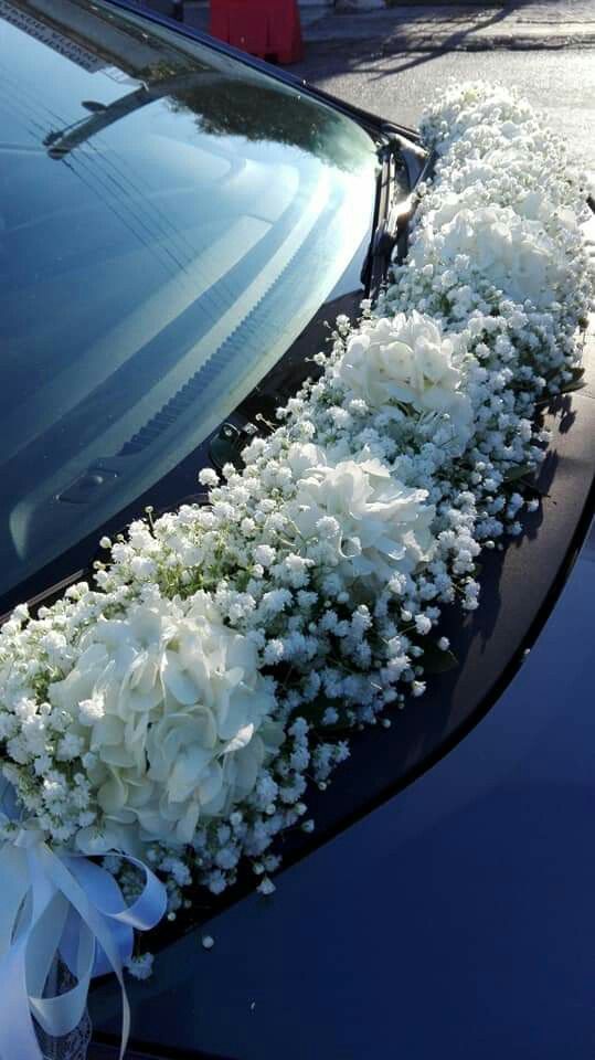 43 idées de décorations de voitures de mariage 42