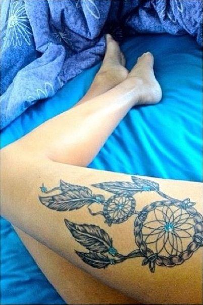 50 top idées de tatouages attrape-rêves 26 50 top idées de tatouages attrape-rêves 26