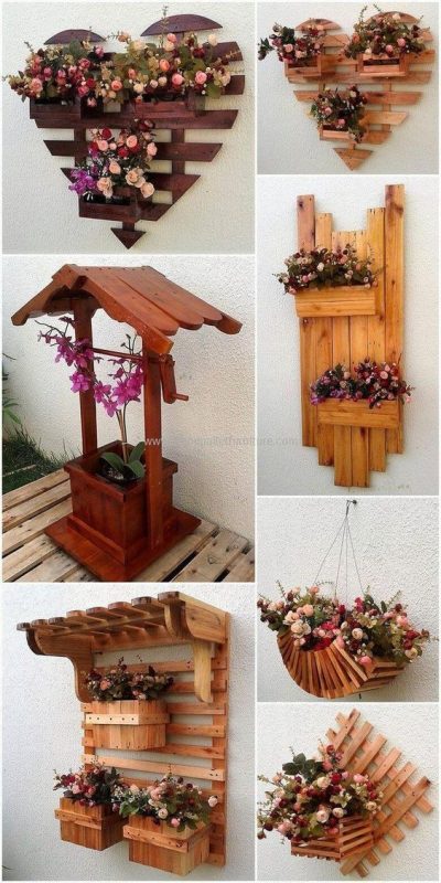 28 idées pour fabriquer une jardinière en palettes 23 28 idées pour fabriquer une jardinière en palettes 23