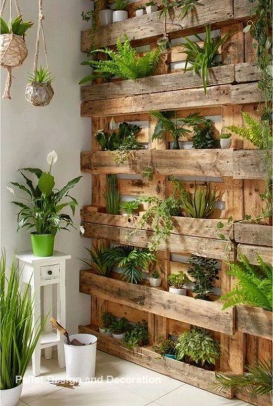 28 idées pour fabriquer une jardinière en palettes 25 28 idées pour fabriquer une jardinière en palettes 25