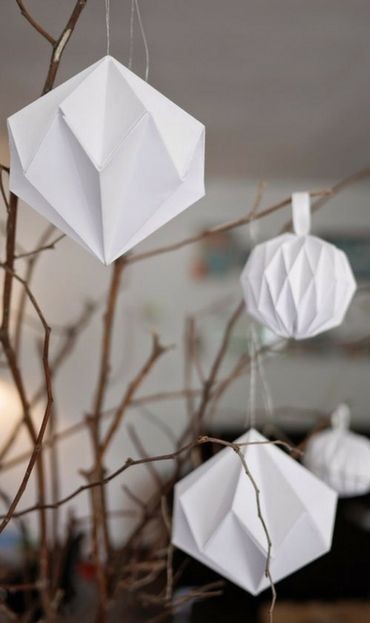 28 tutos & idées d'origami de Noël faciles à faire 11