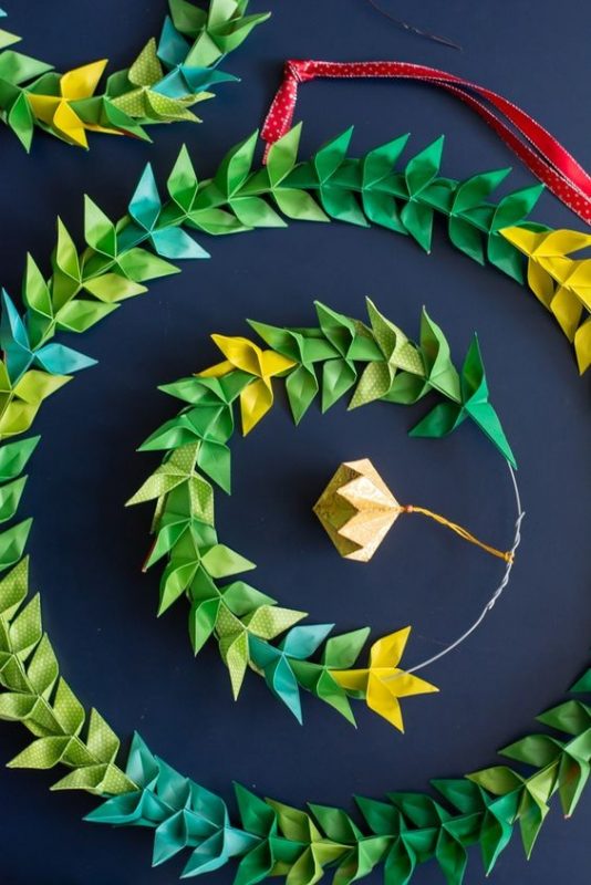 28 tutos & idées d'origami de Noël faciles à faire 4