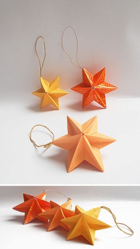 28 tutos & idées d'origami de Noël faciles à faire 7