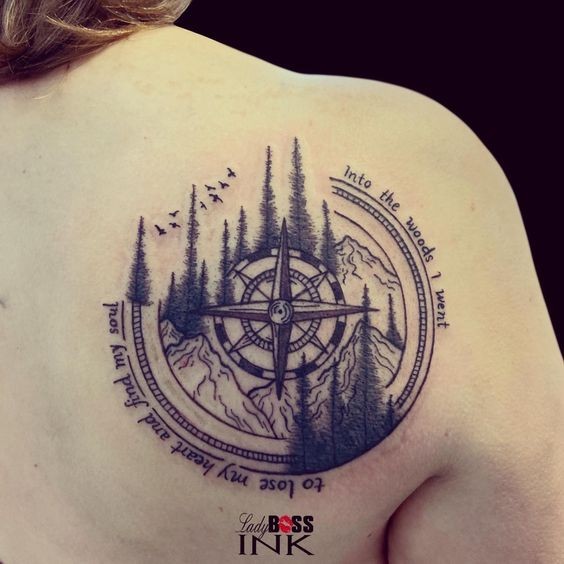 50 top idées de tatouages mappemonde 29
