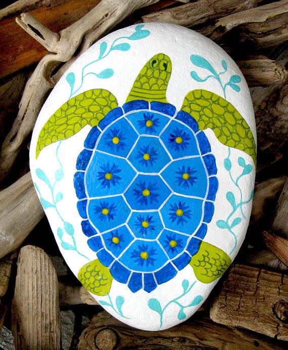 35 idées pour décorer votre jardin avec des pierres peintes 3 35 idées pour décorer votre jardin avec des pierres peintes 3