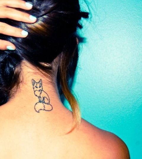 50 top idées de tatouages nuque pour femme 40