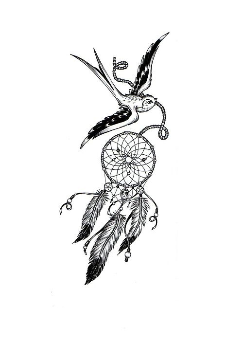 50 top idées de tatouages attrape-rêves 41 50 top idées de tatouages attrape-rêves 41