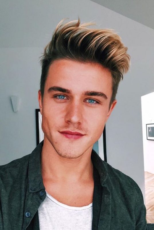 47 top idées de mèches blondes pour homme 43 47 top idées de mèches blondes pour homme 43