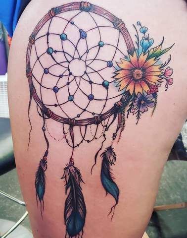 50 top idées de tatouages attrape-rêves 48 50 top idées de tatouages attrape-rêves 48