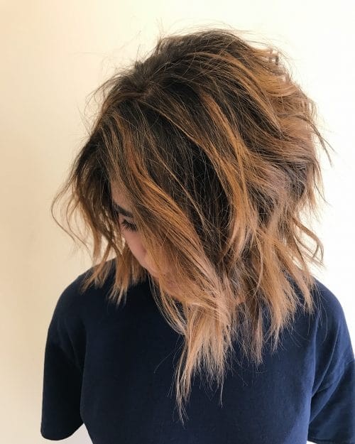 29 top idées de coupes de cheveux mi long dégradé 5