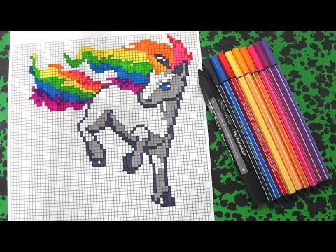 50 Top Idées de Pixel Art Licorne 6