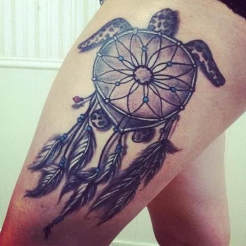 50 top idées de tatouages attrape-rêves 7 50 top idées de tatouages attrape-rêves 7