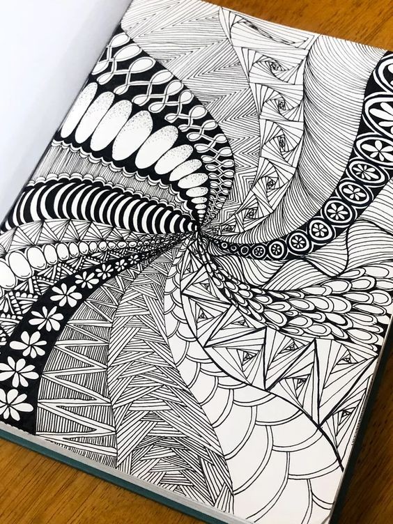83 top idées tutos pour apprendre à faire un zentangle 24