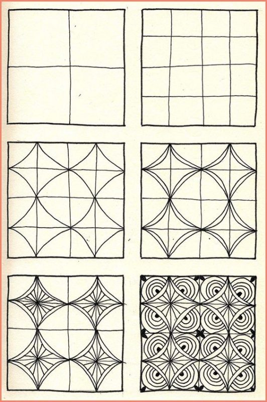 83 top idées tutos pour apprendre à faire un zentangle 26