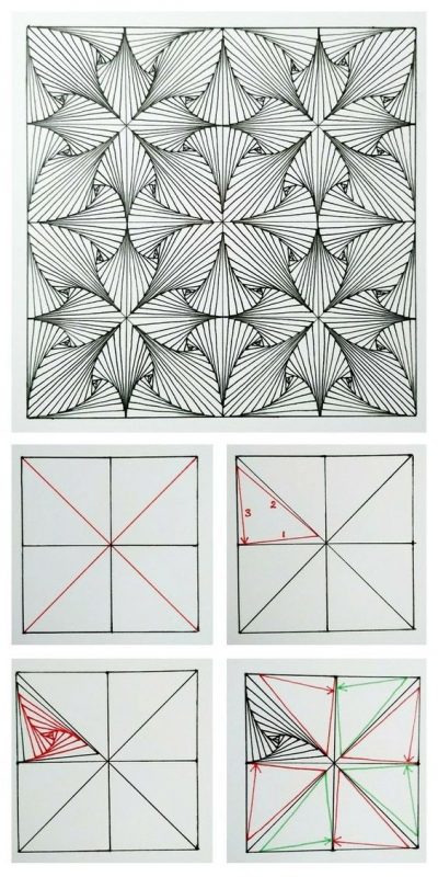 83 top idées tutos pour apprendre à faire un zentangle 36
