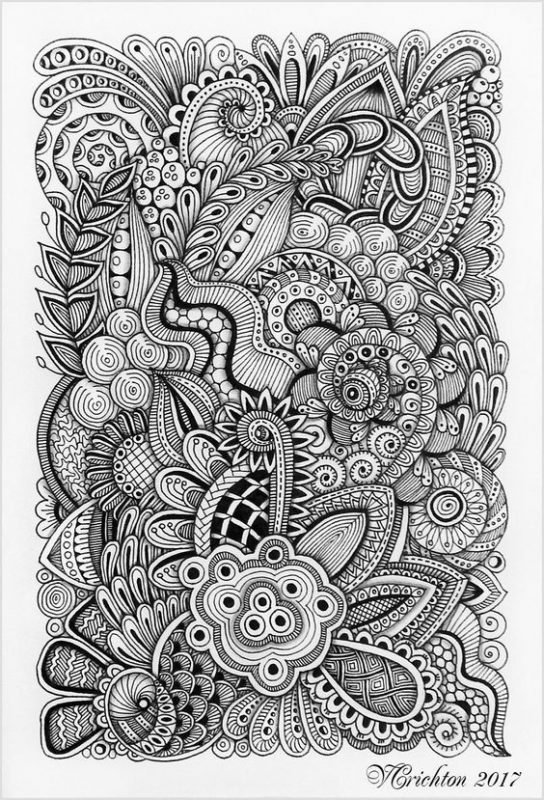 83 top idées tutos pour apprendre à faire un zentangle 44